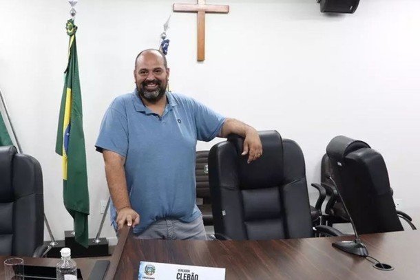 Vereador Clebão dos Pneus será empossado como prefeito interino de Umuarama